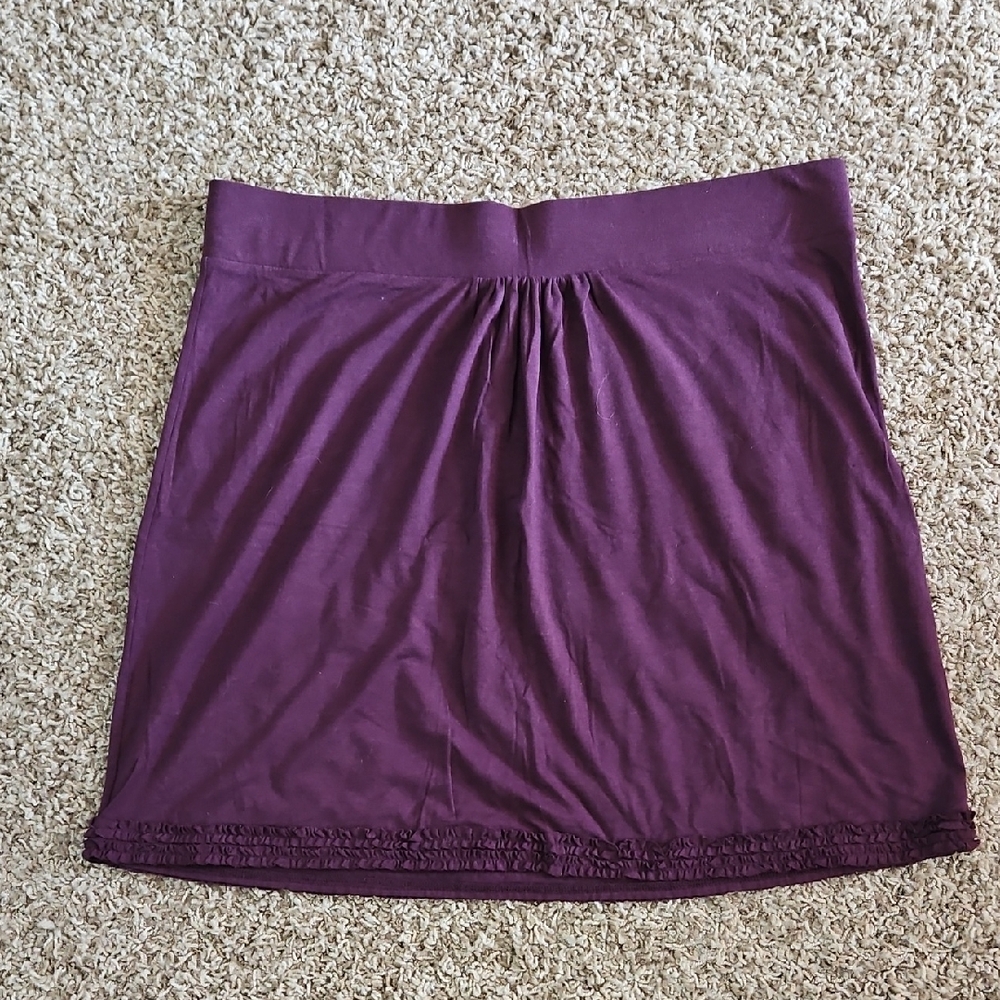 J. Crew Factory Women's Purple Pencil Skirt